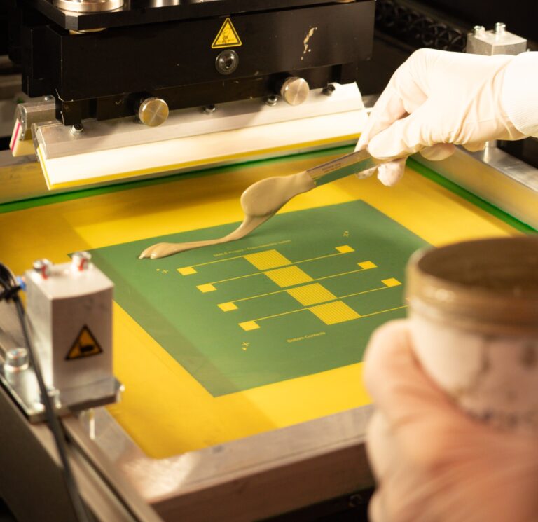 Screen printing – Sérigraphie & Stencil – EKRA X5 - Dépôt d'argent